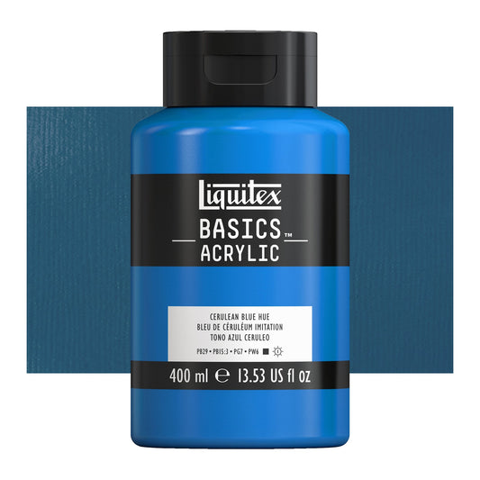 ACRILICA LIQUITEX BASICS 400ml 716 CERULEAN BLUE