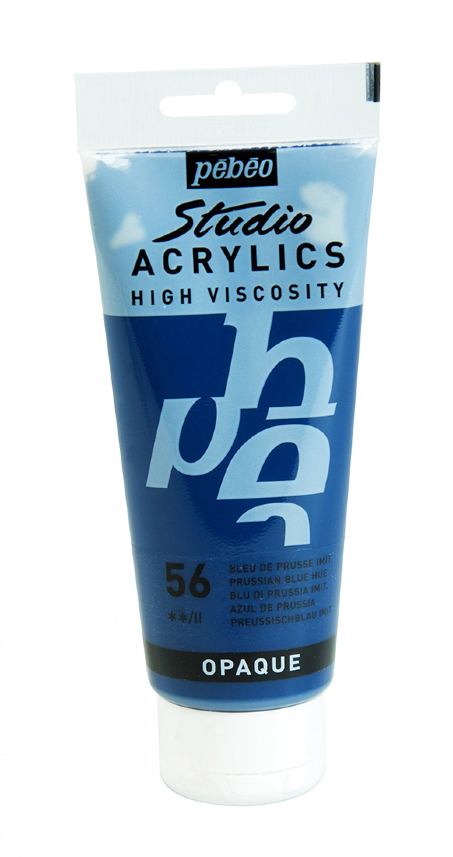 ACRILICA PEBEO STUDIO HV  100ML 56 AZUL DA PRUSSIA 831056
