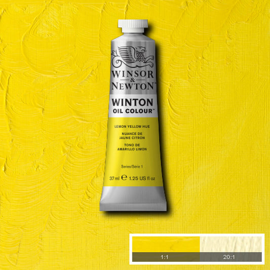 OLEO WINSOR NEWTON WINTON 37ML 346 LEMON YELLOW HUE