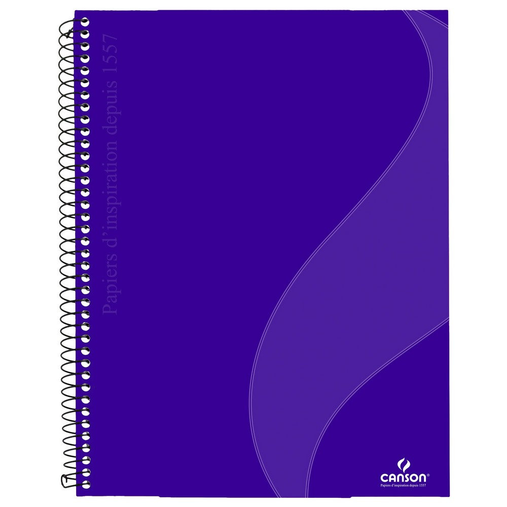 CADERNO CANSON ESCRITA A4 VIOLETA 80 FOLHAS PAUTA 90G/M2