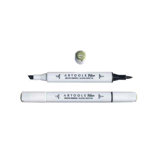 MARCADOR ARTOOLS PICTOM PONTA DUPLA FERN GREEN (G832)