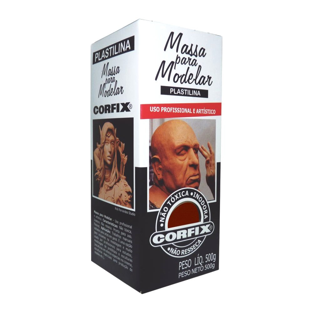 MASSA MODELAR CORFIX 612 MAHOGANY (PLASTILINA) 500G