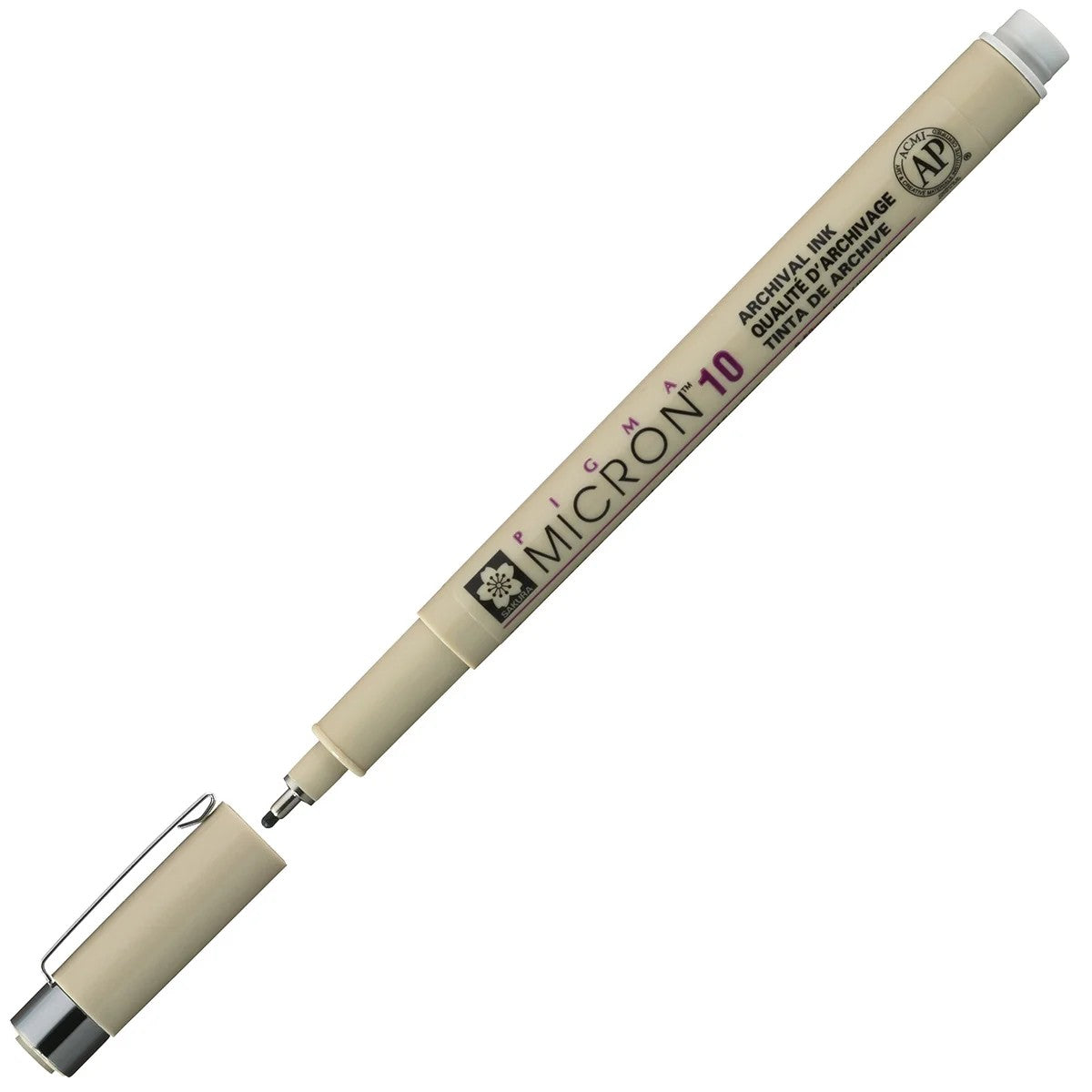 CANETA SAKURA PIGMA MICRON 1,0mm CINZA LIGHT COOL