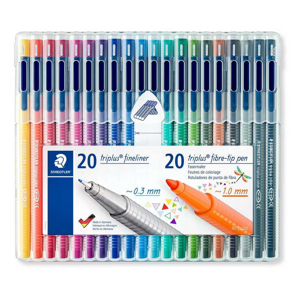 CANETA STAEDTLER TRIPLUS FINELINER & COLOR 40 UN
