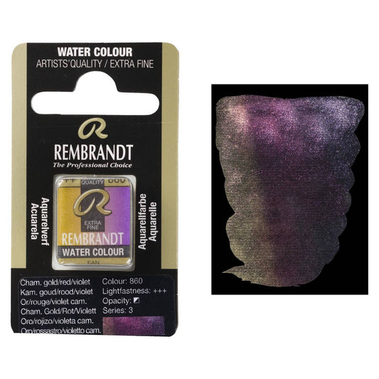 AQUARELA TALENS REMBRANDT HALF PAN 860 CHAMELEON GOLD/RED/VIOLET S3
