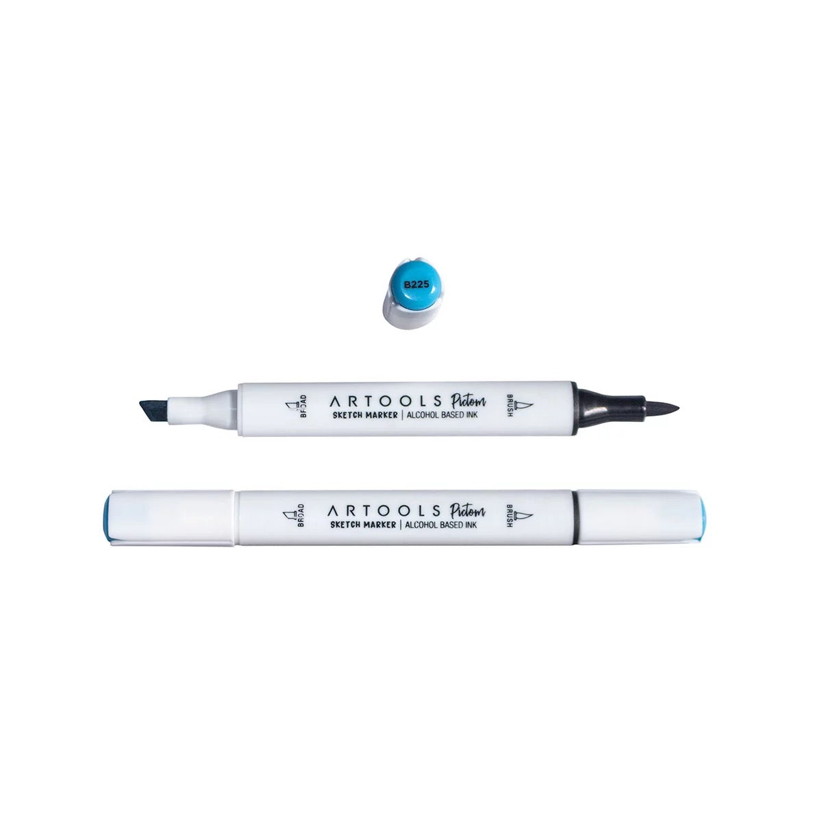 MARCADOR ARTOOLS PICTOM PONTA DUPLA DEEP SKY BLUE (B225)