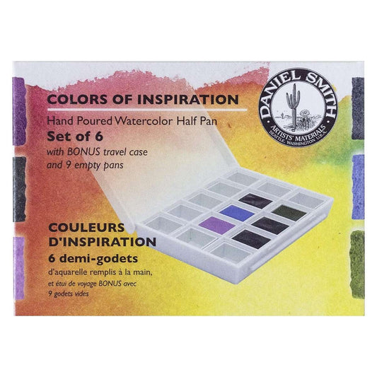 ESTOJO AQUARELA DANIEL SMITH COLOR OF INSPIRATION 06 HALF PAN