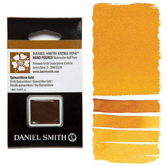 AQUARELA DANIEL SMITH HALF PAN QUINACRIDONE GOLD 238