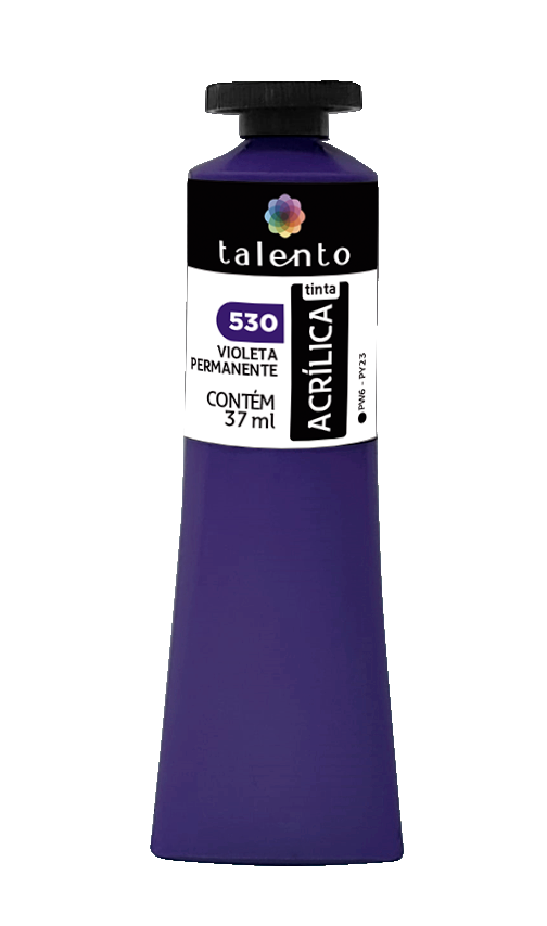ACRILICA TALENTO 037ML 530 VIOLETA PERMANENTE