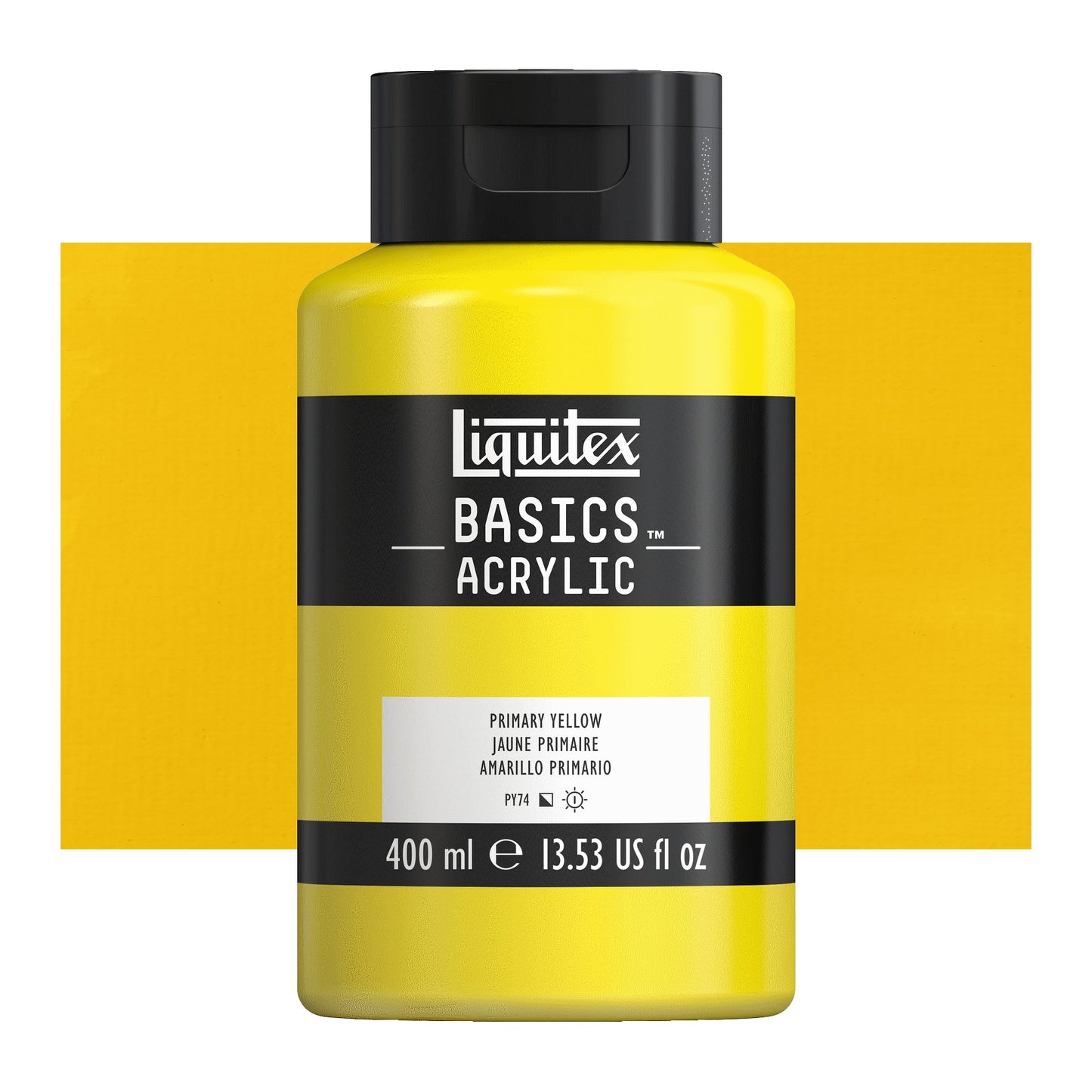 ACRILICA LIQUITEX BASICS 400ml 729 PRIMARY YELLOW