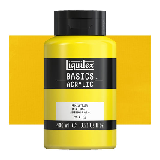 ACRILICA LIQUITEX BASICS 400ml 729 PRIMARY YELLOW