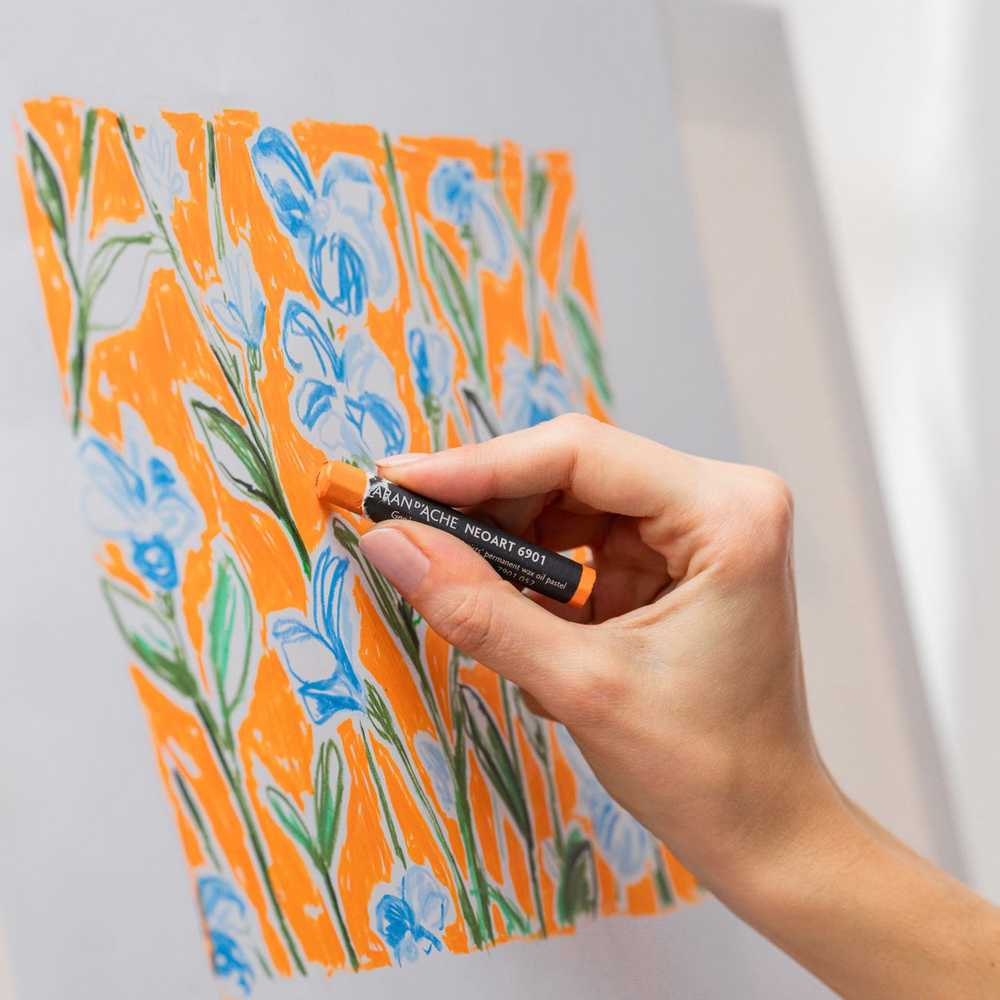 PASTEL CARAN D´ACHE NEOART 030 ORANGE