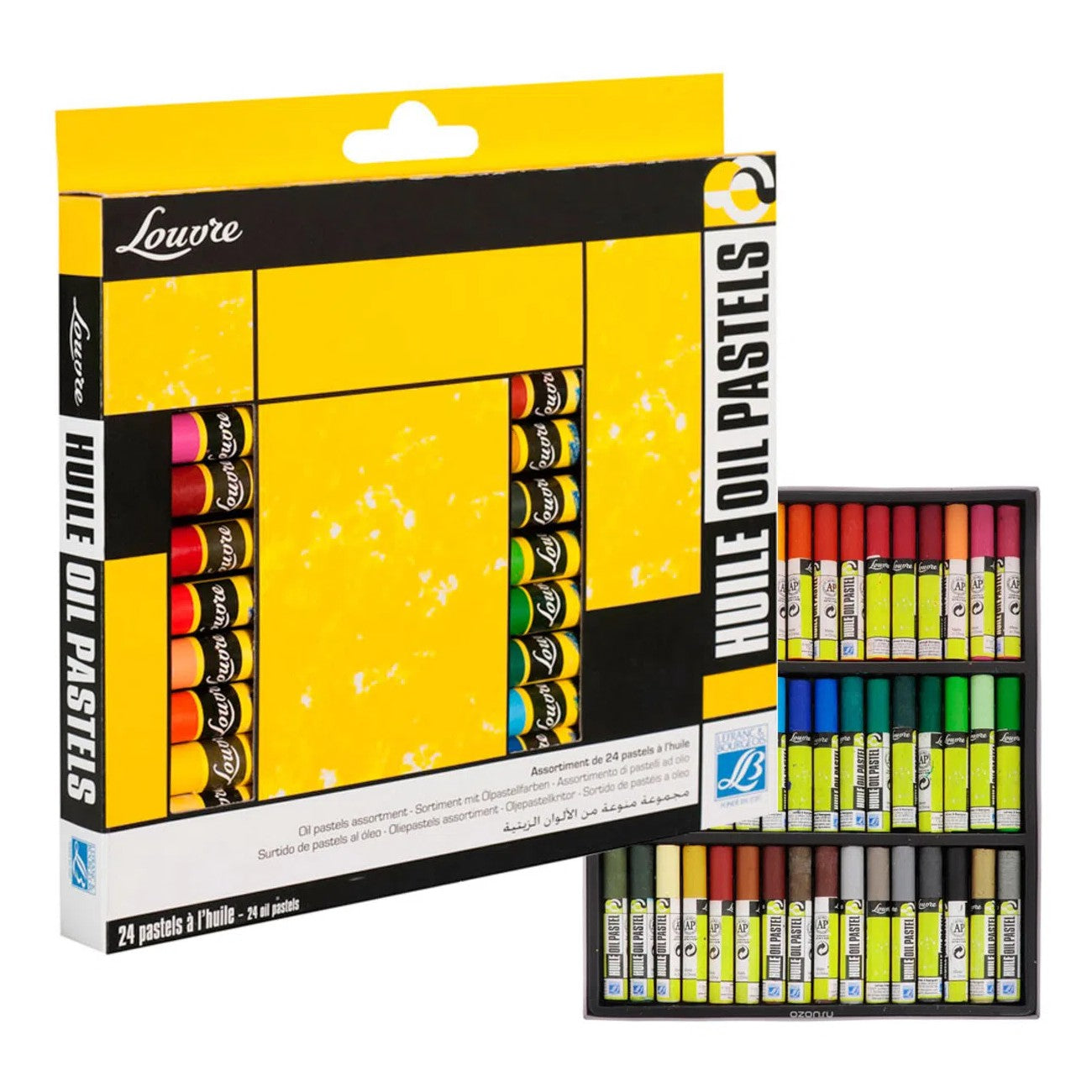 PASTEL OLEOSO LEFRANC BOURGEOIS LOUVRE 48 CORES PROFISSIONAL