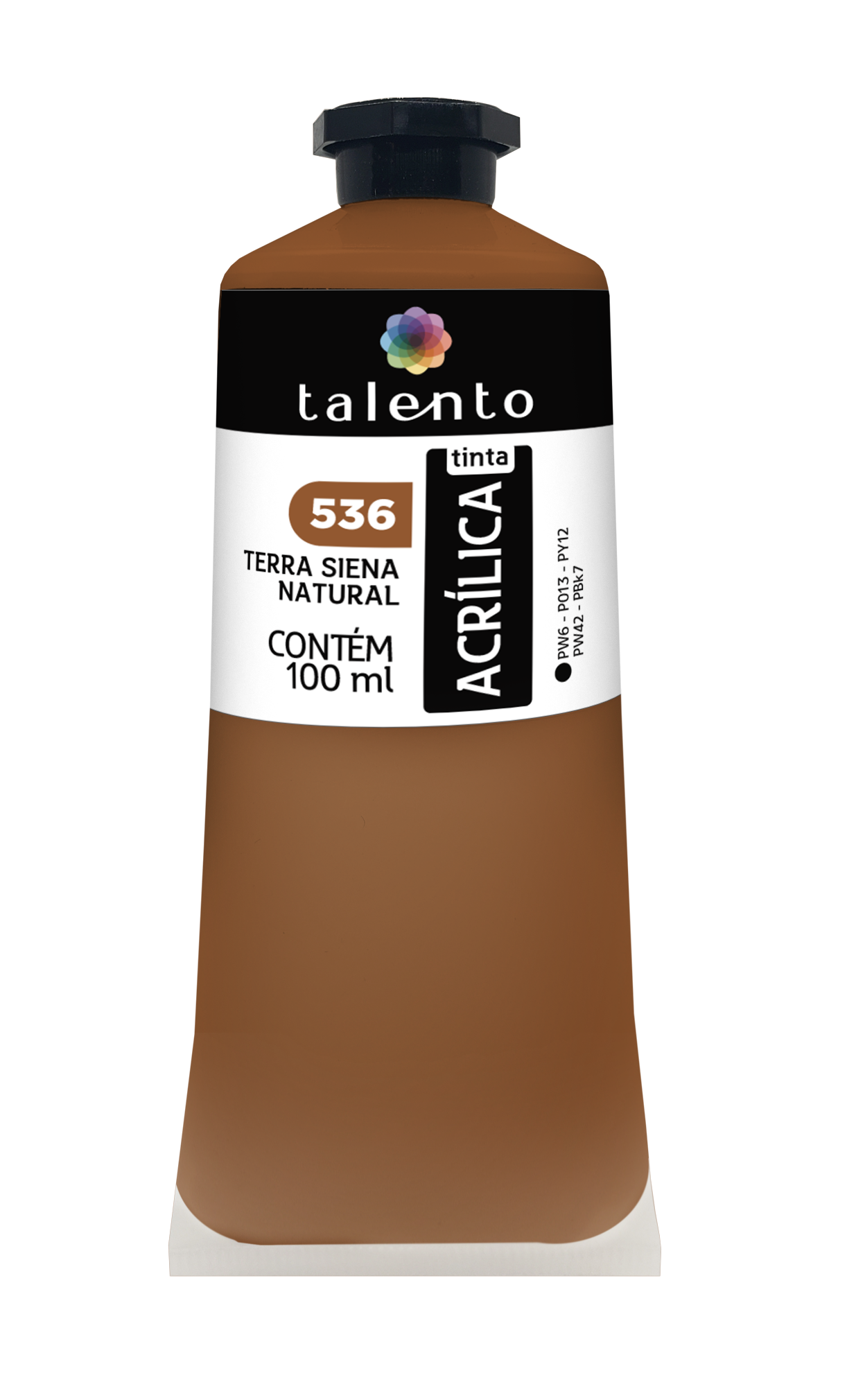 ACRILICA TALENTO 100ML 536 TERRA SIENA NATURAL