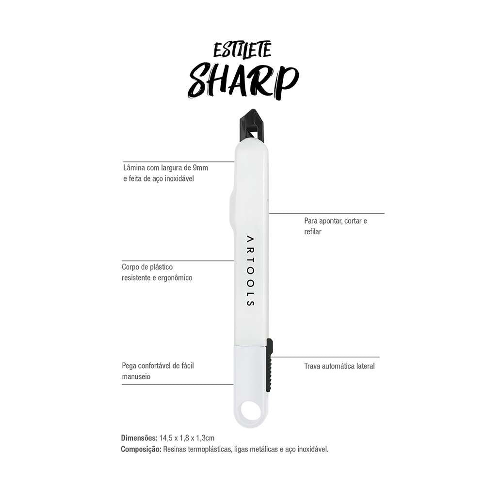 ESTILETE ESTREITO ARTOOLS SHARP