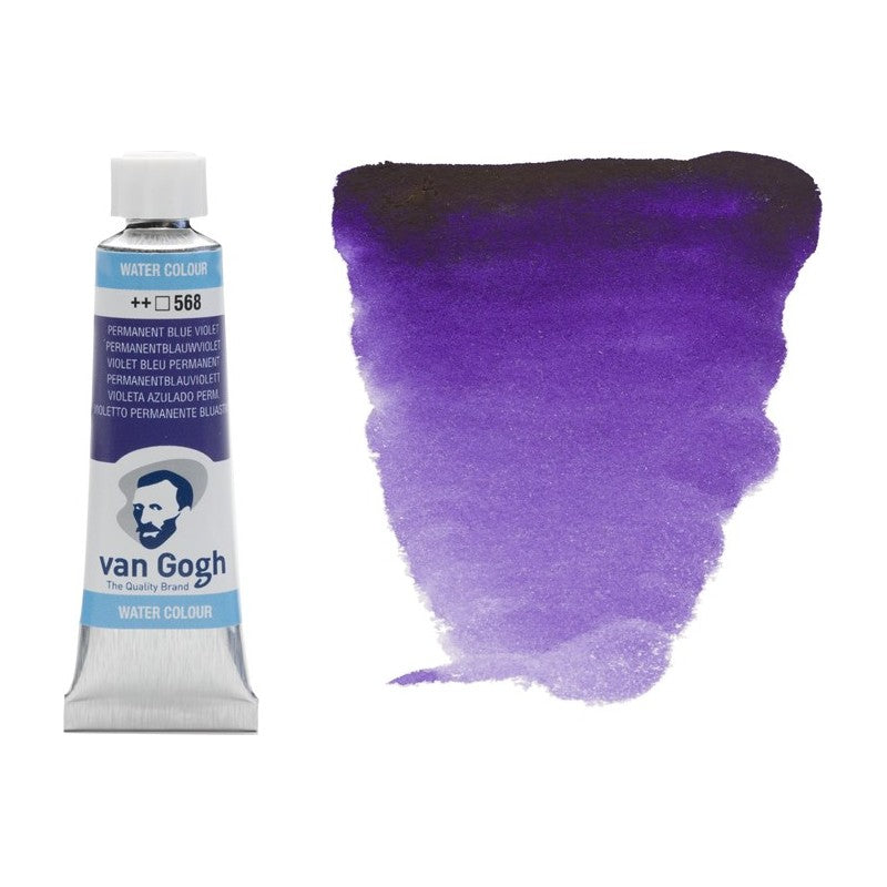 AQUARELA TALENS VAN GOGH 568 PERMANENT BLUE VIOLET 10ML
