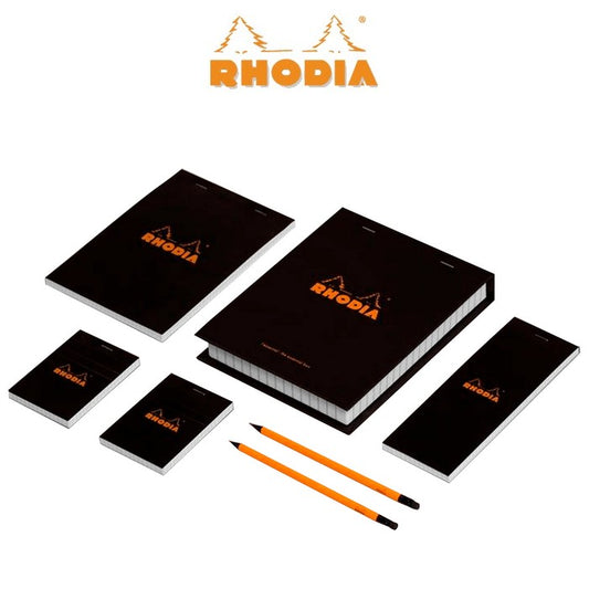 CAIXA RHODIA ESSENTIAL BLACK C 06 ITENS VARIADOS