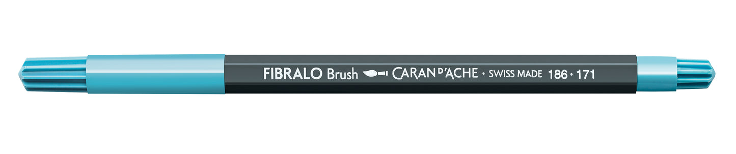 CANETA FIBRALO BRUSH 171 AZUL CLARO 186171