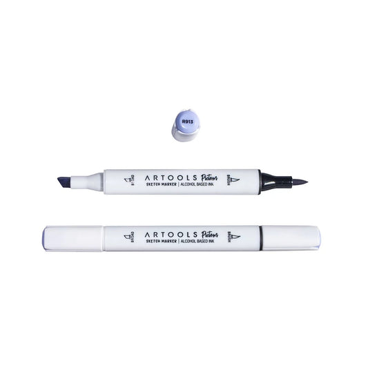 MARCADOR ARTOOLS PICTOM PONTA DUPLA LAVENDER BLUE (R913)