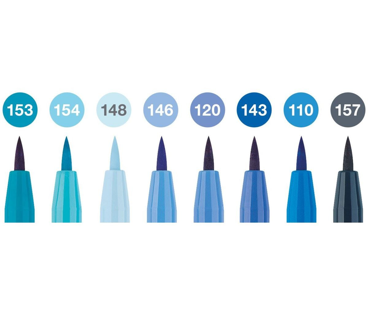 CANETA FABER CASTELL PITT 08 THE BLUES 167173