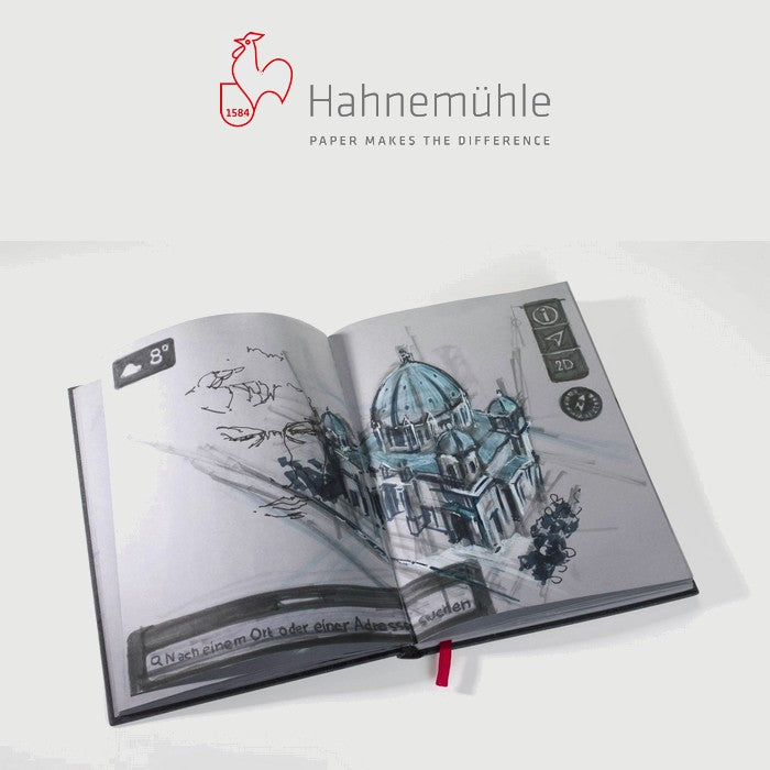 SKETCH BOOK HAHNEMUHLE GREY BOOK A5 120g/m2 40FLS