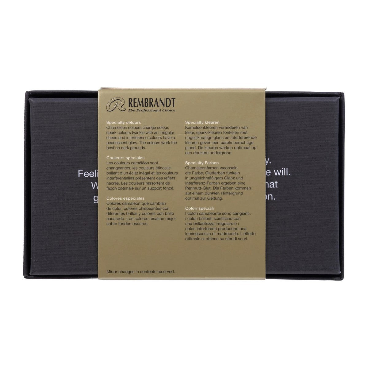 ESTOJO AQUARELA TALENS REMBRANDT 12 HALF SPECIAL EFFECTS + BRUSH