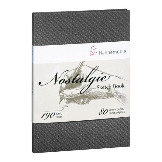 SKETCH BOOK HAHNEMUHLE NOSTALGIE A4 190g/m2 40 FLS PORTRAIT
