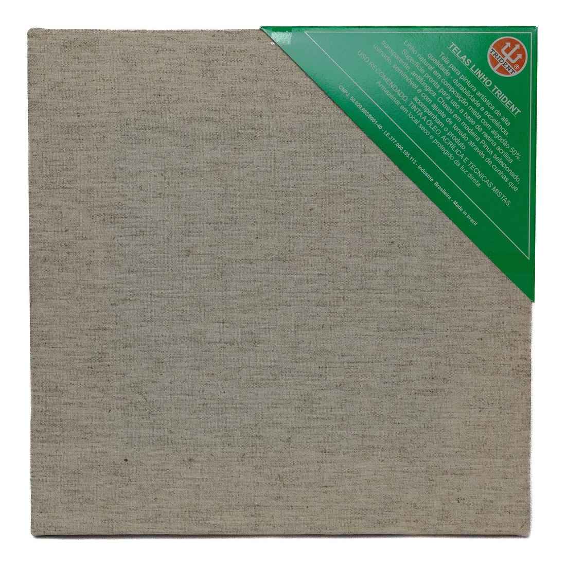 TELA TRIDENT LINHO/ALGODÃO 50x70xN5 PROFISSIONAL COM CUNHAS