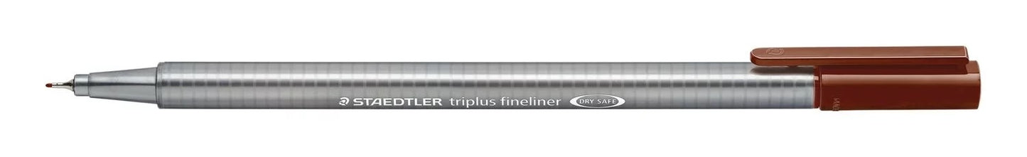 CANETA STAEDTLER TRIPLUS FINELINER 0.3MM MARROM