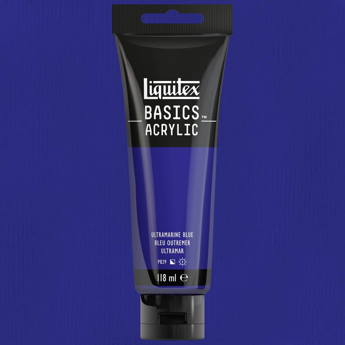 ACRILICA LIQUITEX BASICS 118ML ULTRAMARINE BLUE 030 (ANT 380)