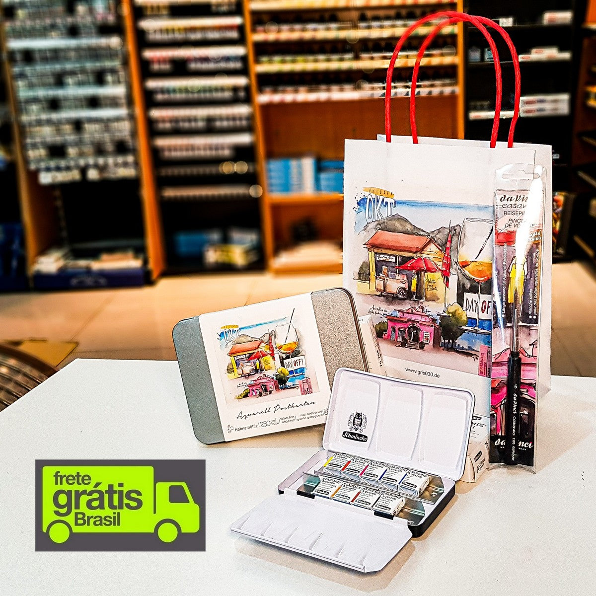 KIT AQUARELA INSPIRATION MADE IN GERMANY - HAHNE, SCHMINCKE