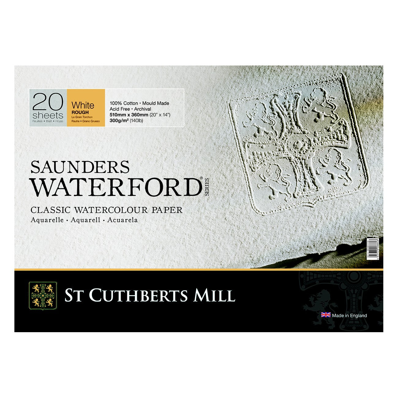 BLOCO SAUNDERS WATERFORD (CUTHBERTS) TORCHON 36X51 20 FLS