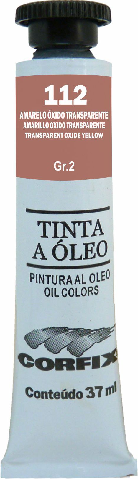 OLEO CORFIX 37ML 112 AMARELO OXIDO TRANSP