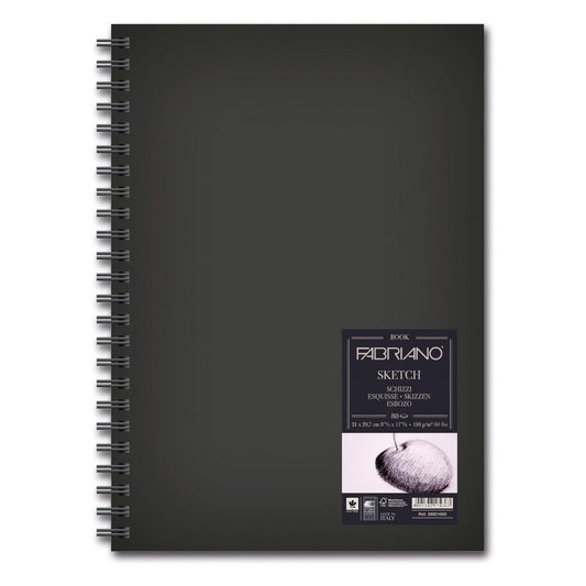 BOOK FABRIANO SKETCH A4 110g/m2 80FLS PORTRAIT ESP 28021550