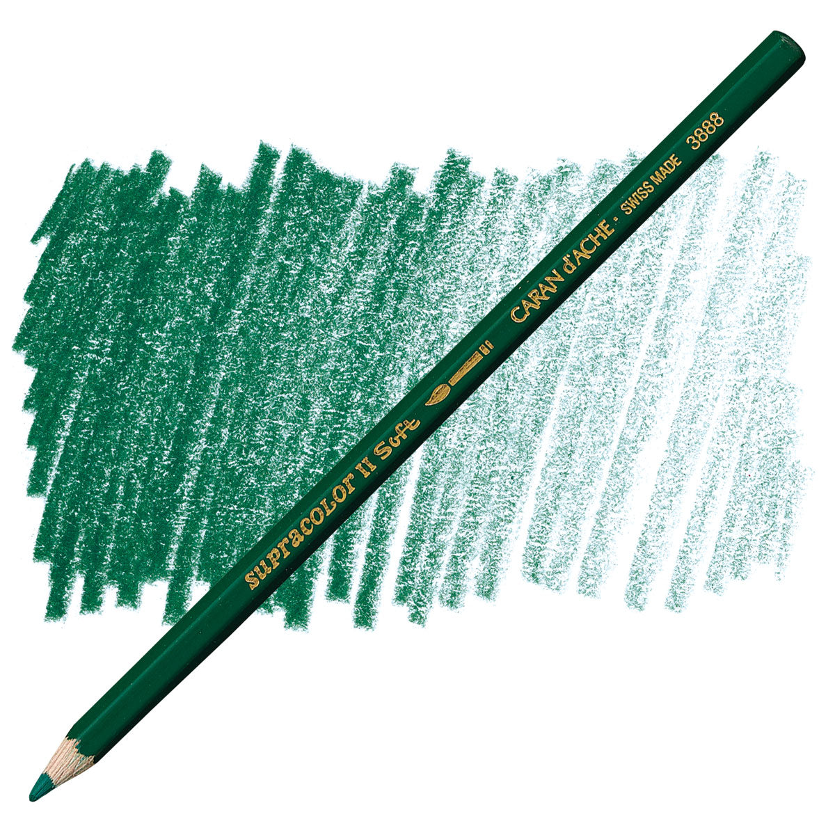 LAPIS AQUARELAVEL CARAN D´ACHE SUPRACOLOR 229 DARK GREEN 3888229
