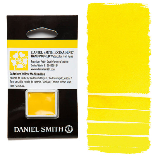 AQUARELA DANIEL SMITH HALF PAN CADMIUM YELLOW MEDIUM HUE 184