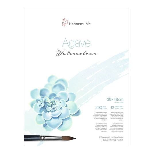 BLOCO HAHNEMUHLE AGAVE 290G/M2 36X48 12 FOLHAS
