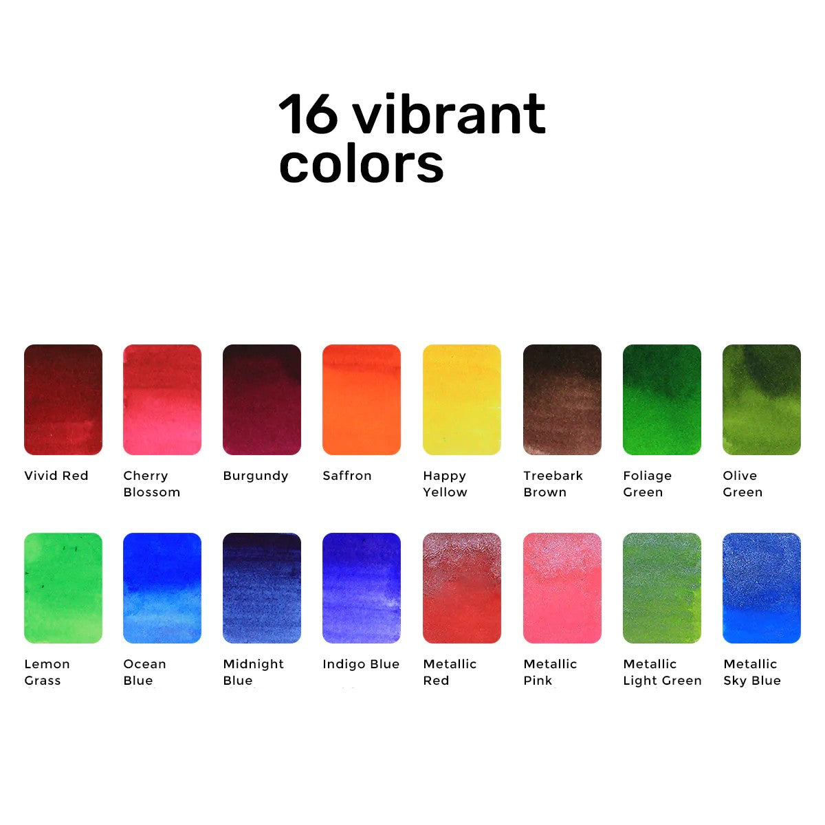 AQUARELA VIVIVA COLORSHEETS C/16 SPRING SET VV276003