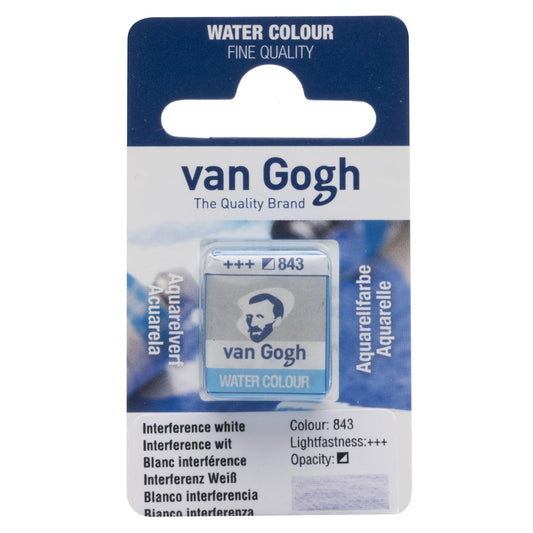 AQUARELA TALENS VAN GOGH HALF PAN 843 INTERFERENCE WHITE