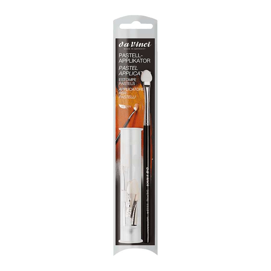 KIT PINCEL APLICADOR PARA PASTEL COM 1 CABO E 6 PONTAS INTERCAMBIAVEIS
