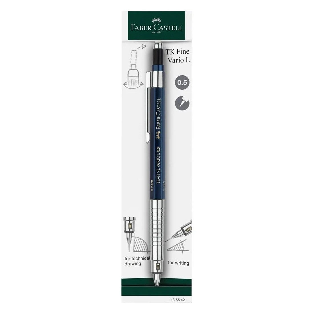 LAPISEIRA 0,5MM FABER CASTELL VARIO AZUL