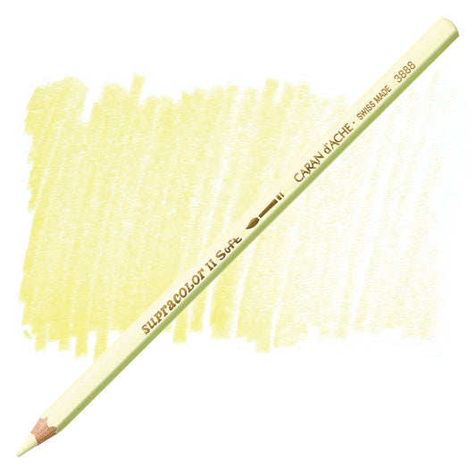 LAPIS AQUARELAVEL CARAN D´ACHE SUPRACOLOR 241 LIGHT LEMON YELLOW 3888241