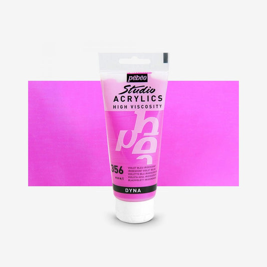 ACRILICA PEBEO STUDIO HV  100ML 356 VIOLETA IRIDESCENTE 832356