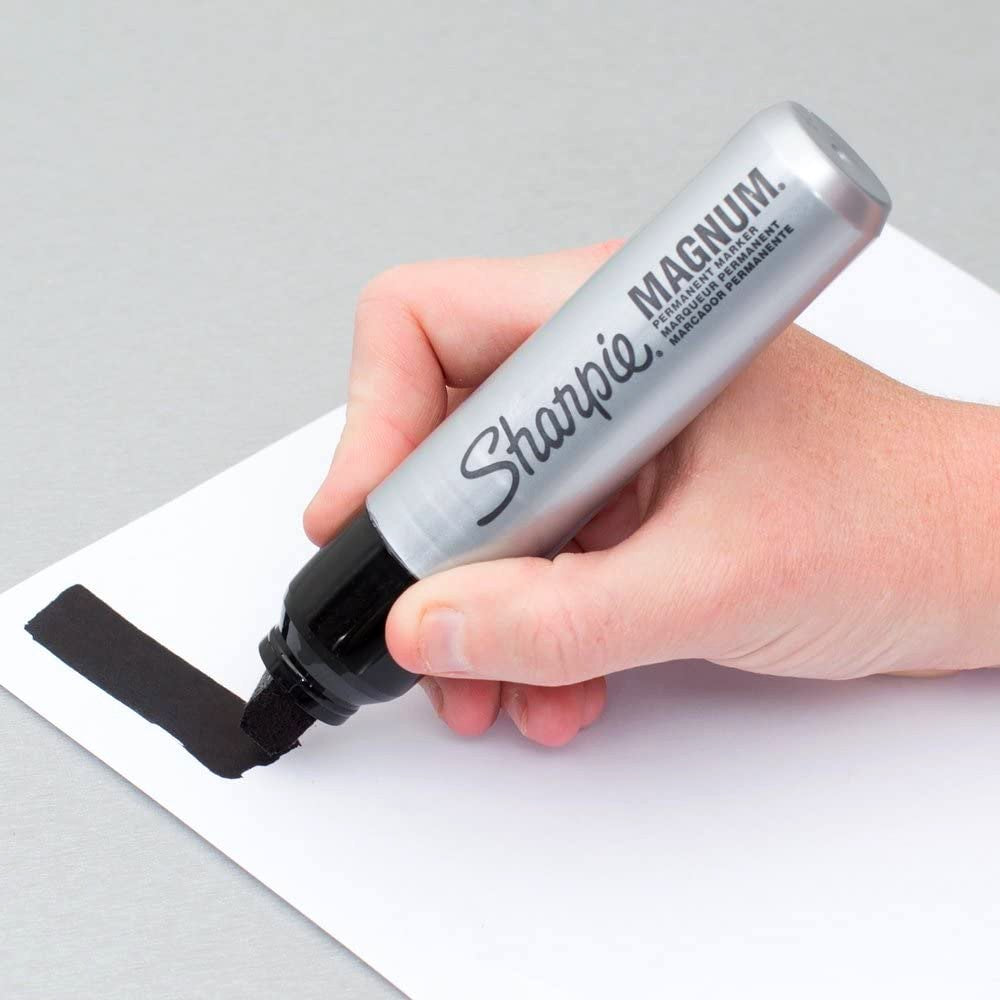 MARCADOR SHARPIE MAGNUM XL CHISEL PRETA