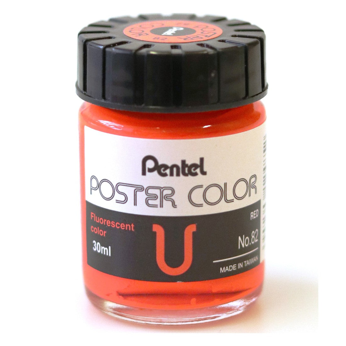 GOUACHE PENTEL POSTER COLOR 30ML 82 VERMELHO FLUORESCENTE