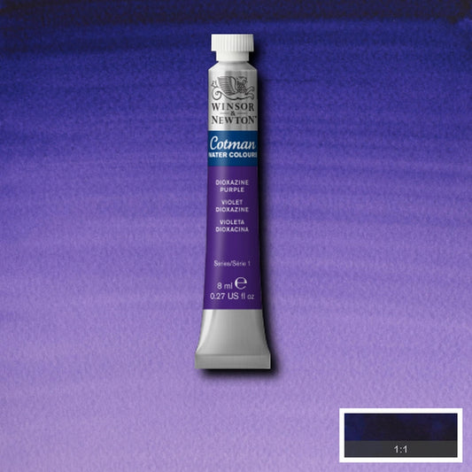 AQUARELA WINSOR NEWTON COTMAN 231 DIOXAZINE PURPLE 08ml