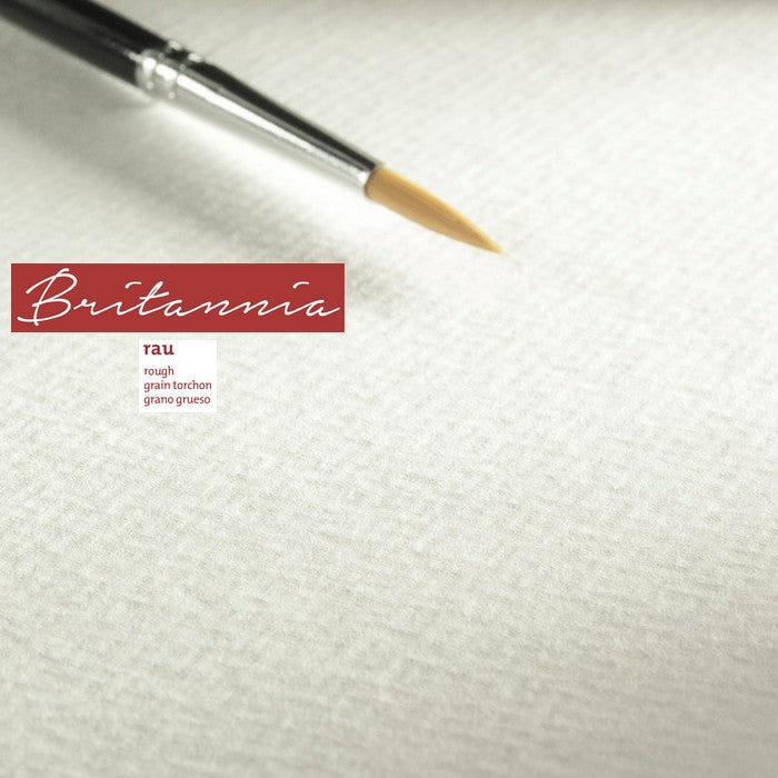 BLOCO HAHNEMUHLE BRITANNIA 300g/m2 36x48 ROUGH 12 FOLHAS