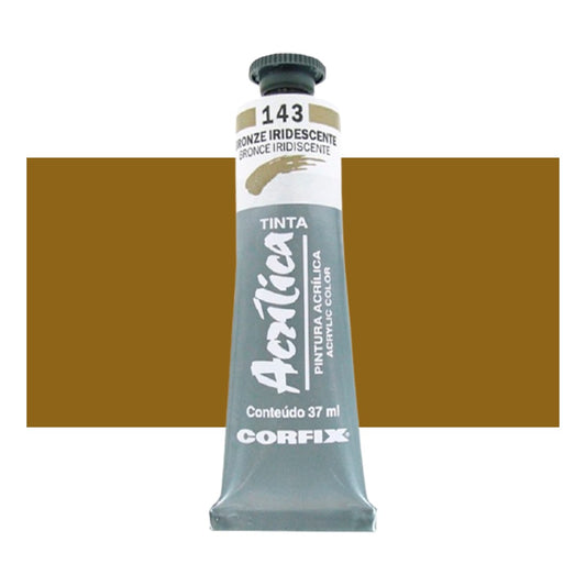 ACRILICA CORFIX METALICA 37ML 143 BRONZE