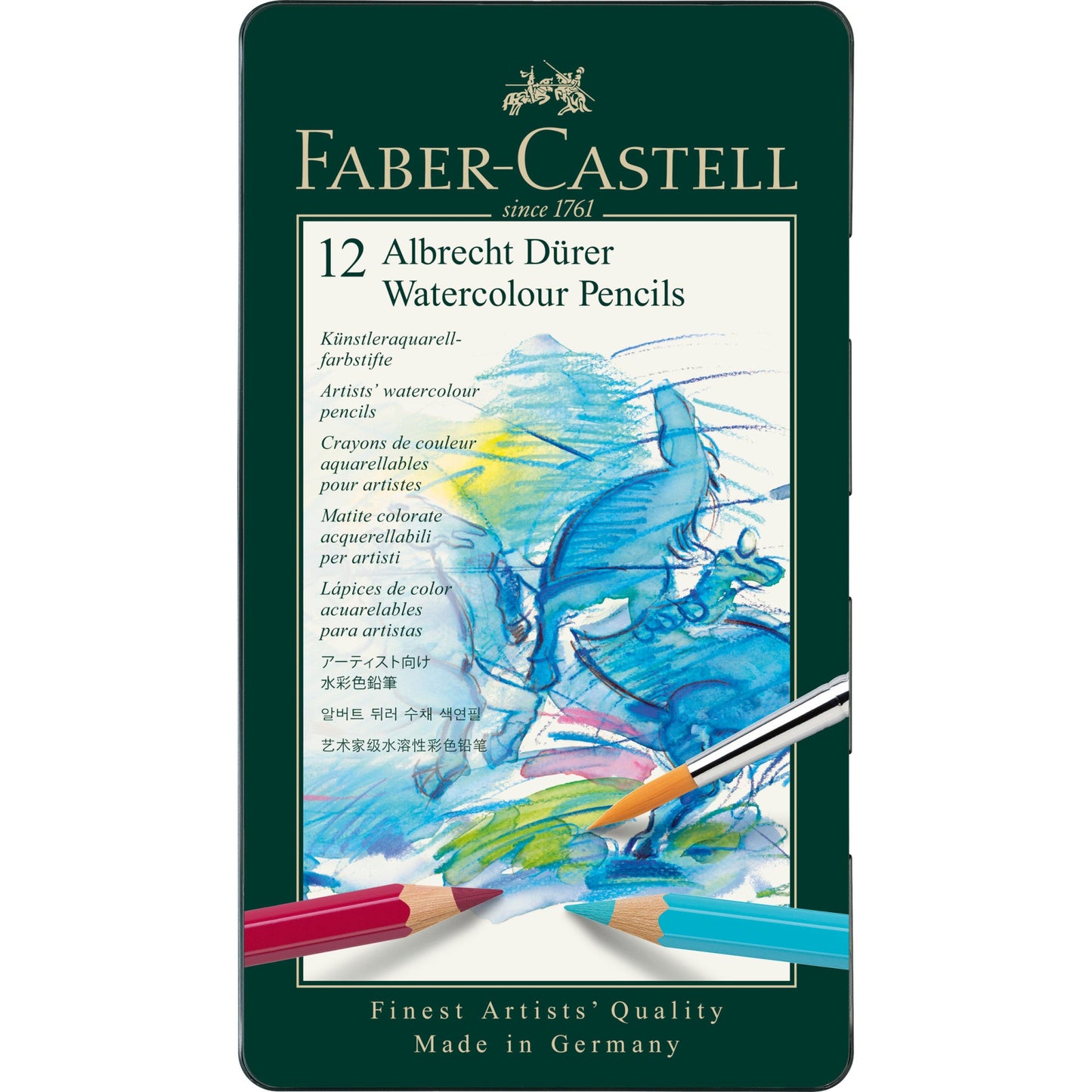 LAPIS AQUARELAVEL FABER CASTELL A. DURER 012 CORES 117512