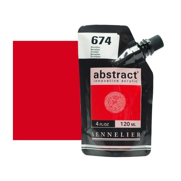 ACRILICA SENNELIER ABSTRACT 120ML 674 VERMILION